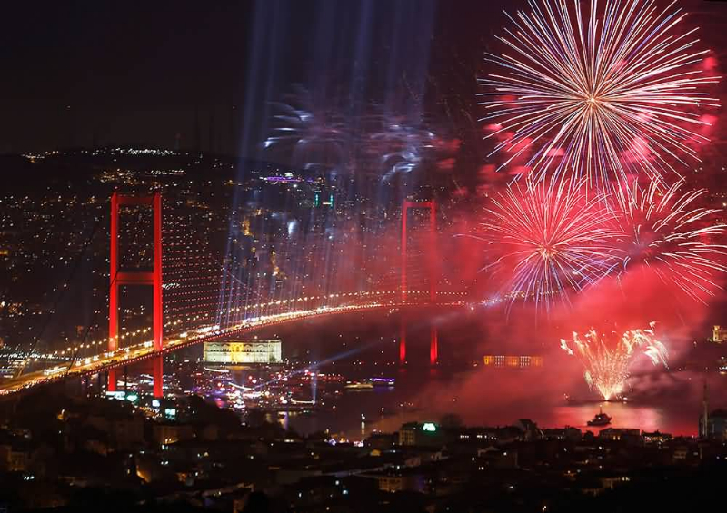Beautiful-Fireworks-Over-The-City-During-Turkey-Republic-Day-Celebration
