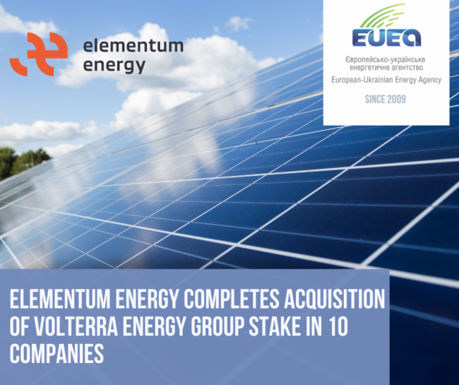 Elementum Energy completes acquisition of Volterra Energy Group stake ...